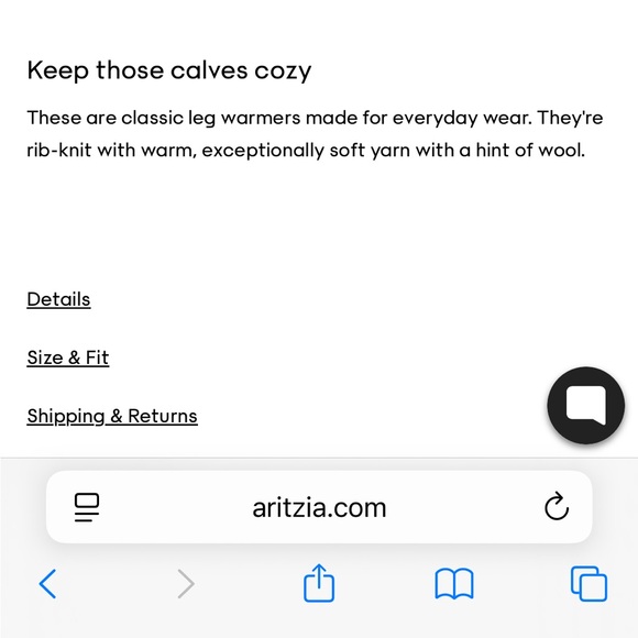 Aritzia Sunday Best Fame Legwarmer - Picture 7 of 10